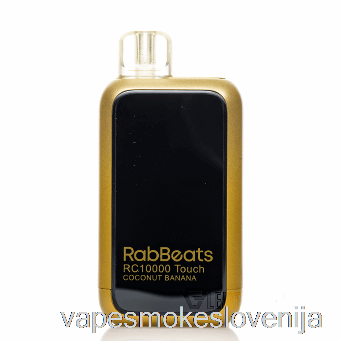 Vape Slovenija Rabbeats Rc10000 Touch Kokosova Banana Za Enkratno Uporabo